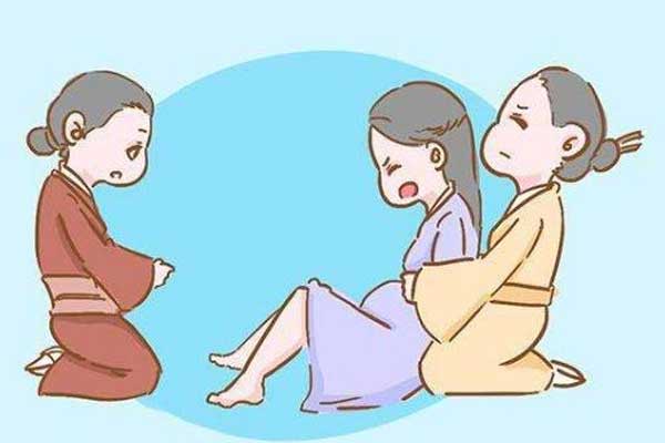 古代女子生孩子古人图片